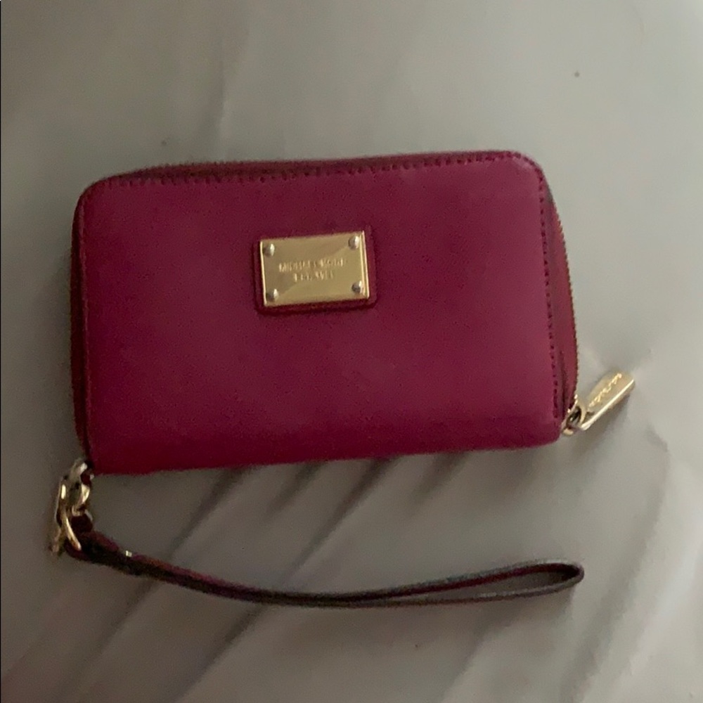 Small Maroon Michael Kors Wrislet